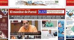 Desktop Screenshot of elmonitorparral.com